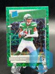 2020 Donruss Optic Rated Rookie Green Velocity #175 Denzel Mims - New York Jets